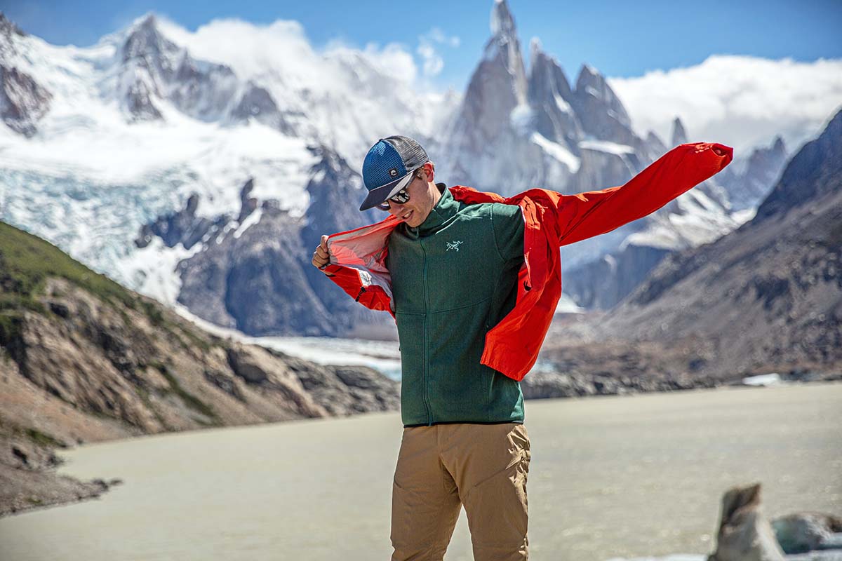 Fleece mid layer jacket discount